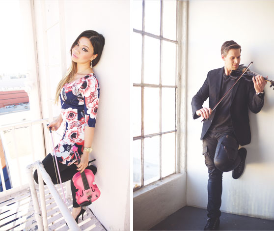 yen lam, james thompson,violinists,electric violinists,strings,solo violin